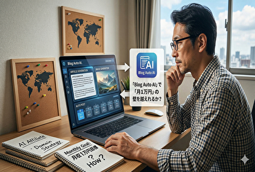 話題の自動更新ツール「Blog Auto AI」への期待と、慎重派の私が悩む「5つの壁」