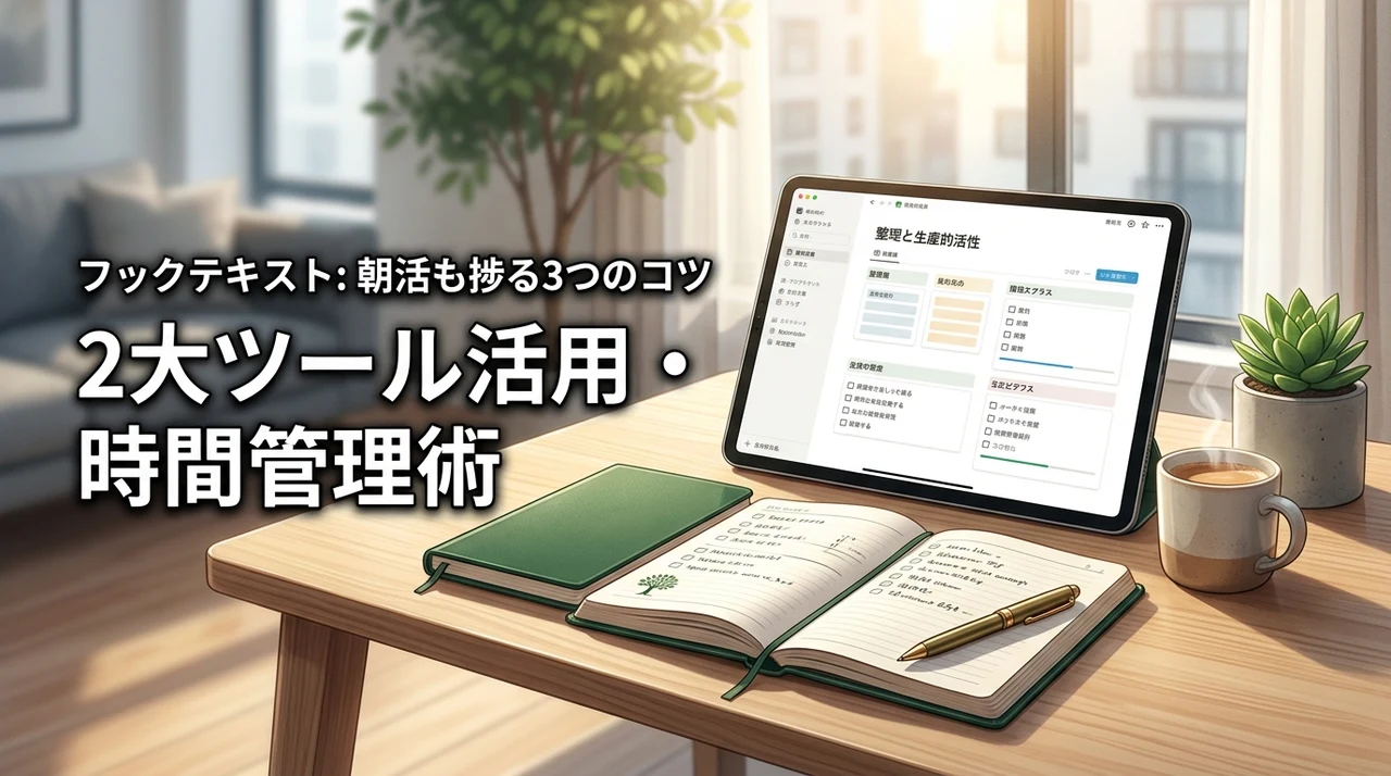 時間術・タスク管理にNotionやEvernoteを活用する3つのコツ