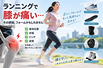 ランニングで膝が痛いのは着地のせい？初心者が直すべきフォーム5つのポイント